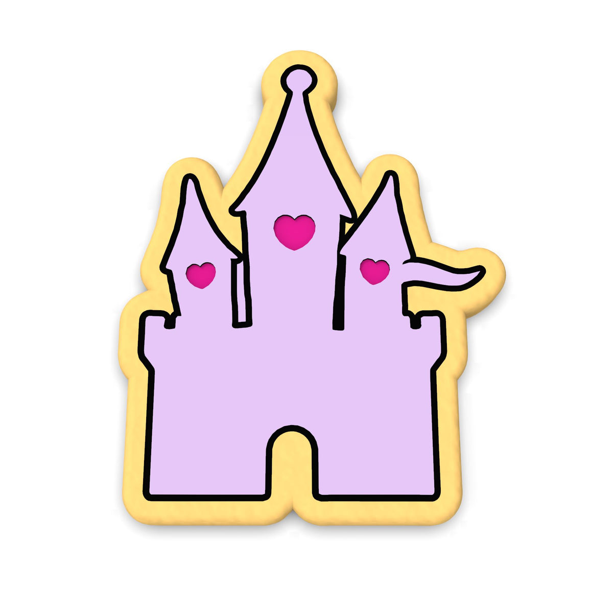 Princess Castle Cookie Cutter | Stamp | Stencil #2