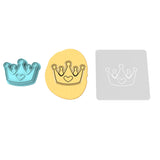 Princess Tiara Cookie Cutter | Stamp | Stencil #1