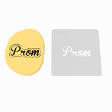 Prom Cookie Cutter | Stamp | Stencil #1