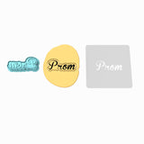 Prom Cookie Cutter | Stamp | Stencil #1