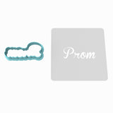 Prom Cookie Cutter | Stamp | Stencil #1