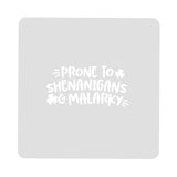Prone to Shenanigans Cookie Cutter | Stamp | Stencil #1 Wedding / Baby / V Day Cookie Cutter Lady MINI - 2 Inches (5cm) Stencil ONLY 