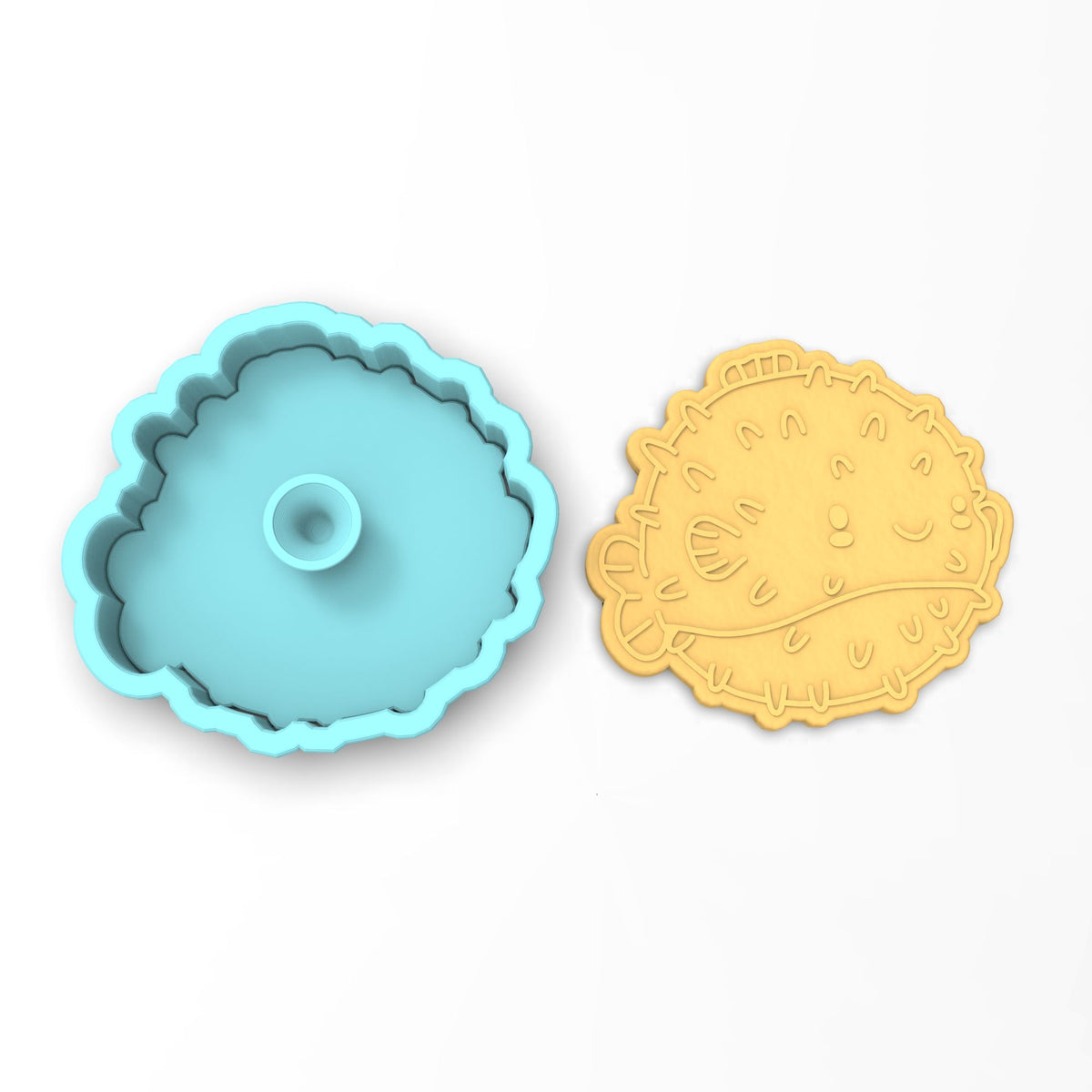 Pufferfish Cookie Cutter | Stamp | Stencil #1