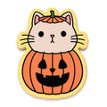 Pumpkin Cat Cookie Cutter | Stamp | Stencil #1 Halloween / Fall Cookie Cutter Lady 