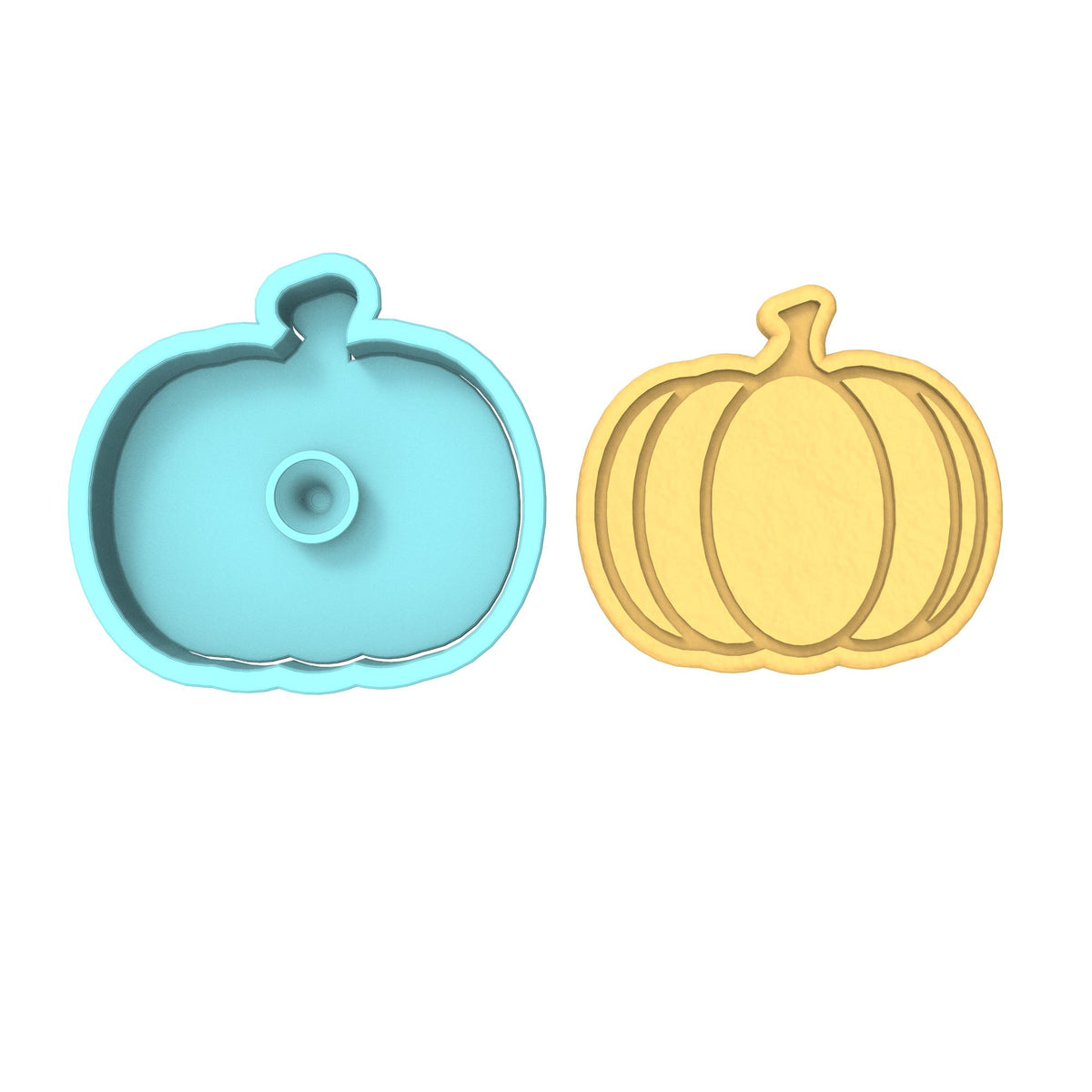 Pumpkin Cookie Cutter | Stamp | Stencil #2