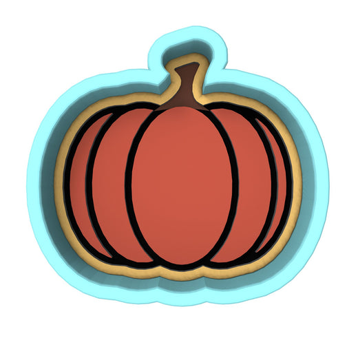 Pumpkin Cookie Cutter | Stamp | Stencil #2