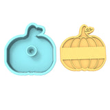 Pumpkin Custom Name Cookie Cutter | Stamp | Stencil #1