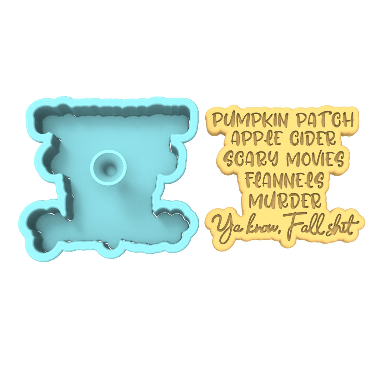 Pumpkin Patches Apple Cider Etc Cookie Cutter | Stamp | Stencil