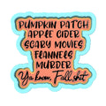 Pumpkin Patches Apple Cider Etc Cookie Cutter | Stamp | Stencil