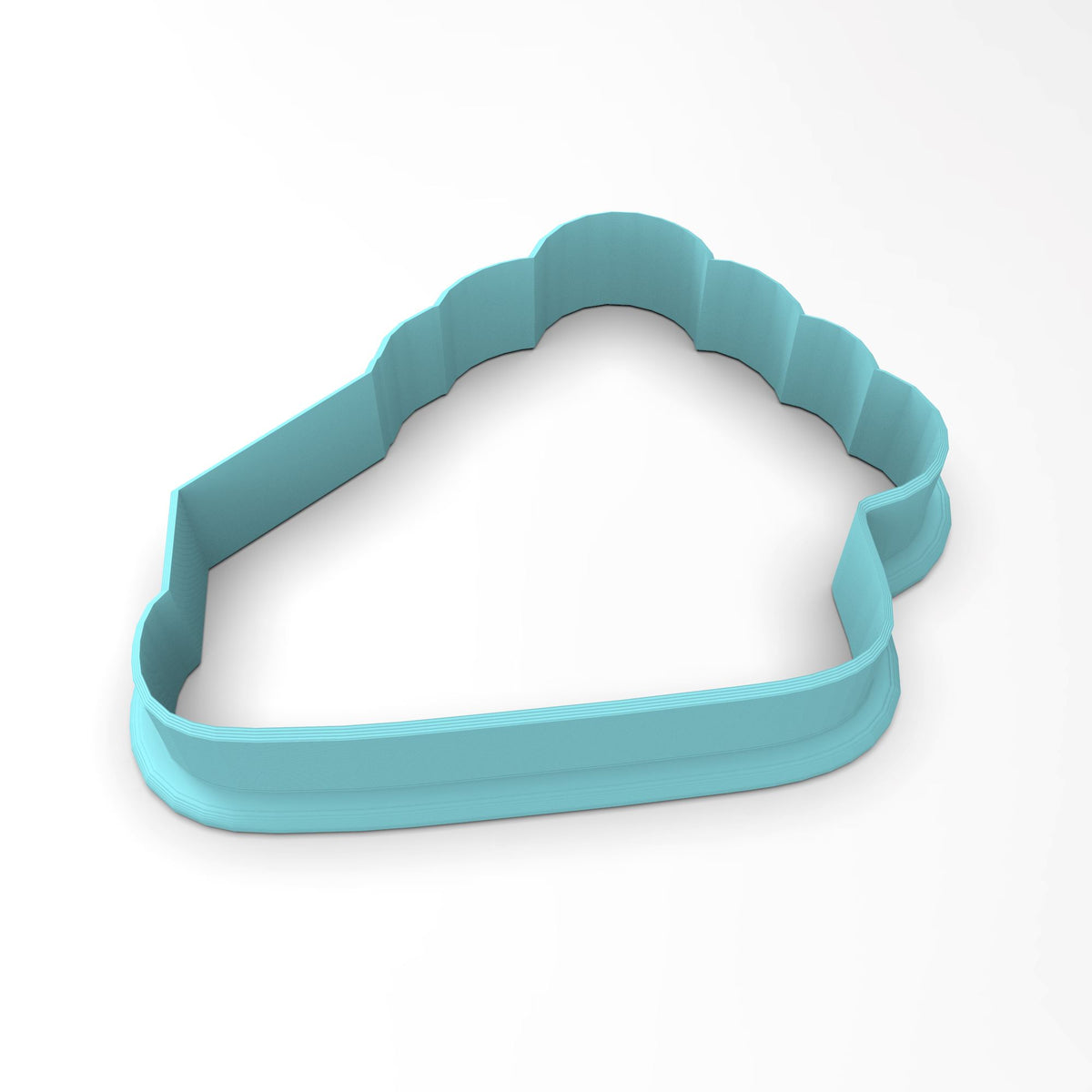 Pumpkin Pie Cookie Cutter | Stamp | Stencil #1 Halloween / Fall Cookie Cutter Lady 2 Inch Small Cupcake Cutter Only No