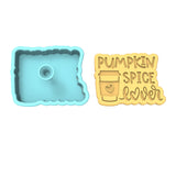 Pumpkin Spice Lover Cookie Cutter | Stamp | Stencil #1