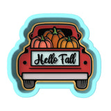 Pumpkin Truck Cookie Cutter | Stamp | Stencil #2