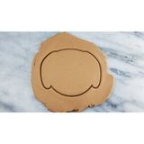 Puppy Dog Face Cookie Cutter  Stamp & Outline #2