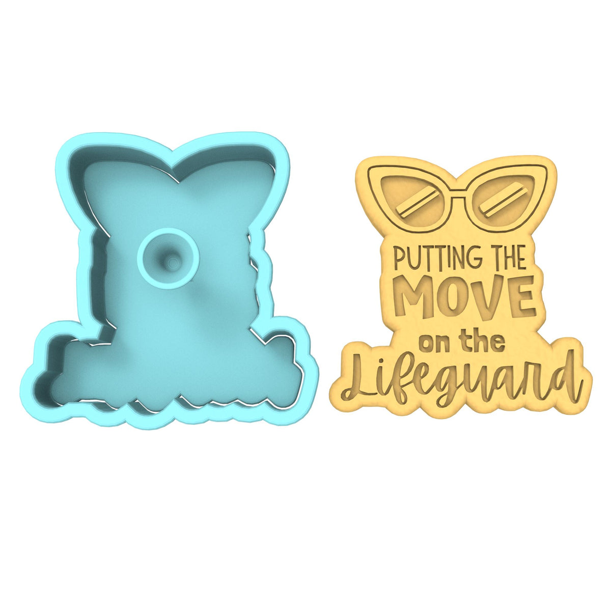 Putting the Move on the Lifeguard Cookie Cutter | Stamp | Stencil #1 4th of july Cookie Cutter Lady 