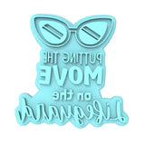 Putting the Move on the Lifeguard Cookie Cutter | Stamp | Stencil #1 4th of july Cookie Cutter Lady MINI - 2 Inches (5cm) Stamp ONLY 