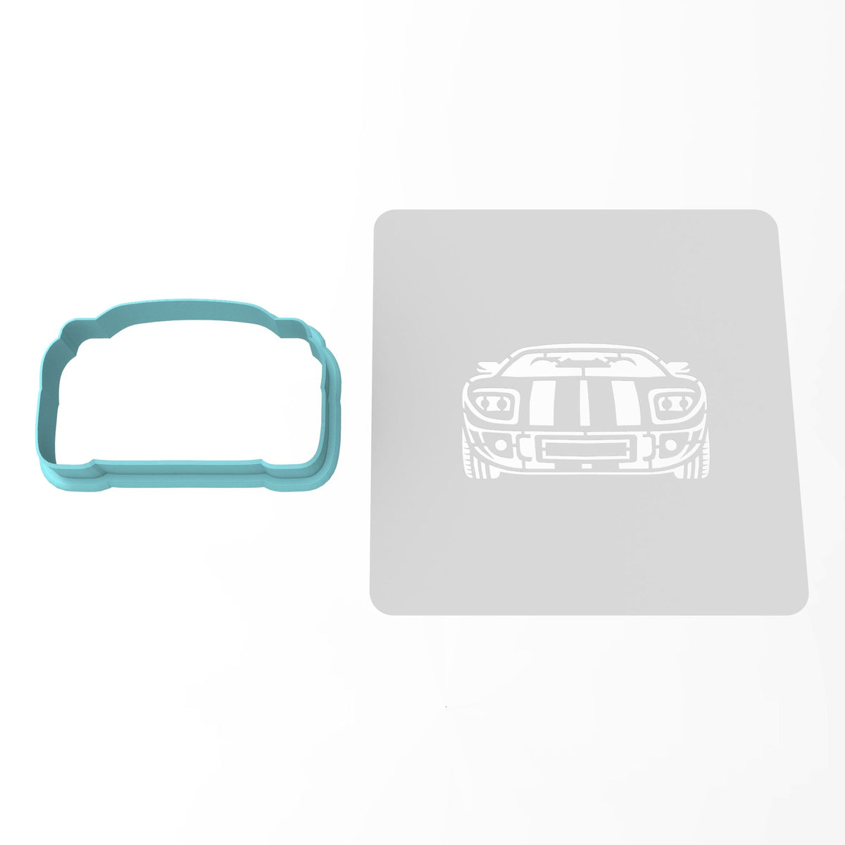 Race Car Cookie Cutter | Stamp | Stencil #2