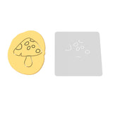 Rainbow Mushroom Cookie Cutter | Stamp | Stencil