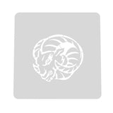 Ram Head Cookie Cutter | Stamp | Stencil #1 Animals & Dinosaurs Cookie Cutter Lady MINI - 2 Inches (5cm) Stencil ONLY 