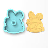 Rapper Rabbit Cookie Cutter | Stamp | Stencil #1