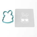 Rapper Rabbit Cookie Cutter | Stamp | Stencil #1