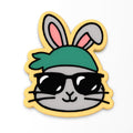 Rapper Rabbit Cookie Cutter | Stamp | Stencil #1