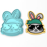 Rapper Rabbit Cookie Cutter | Stamp | Stencil #1