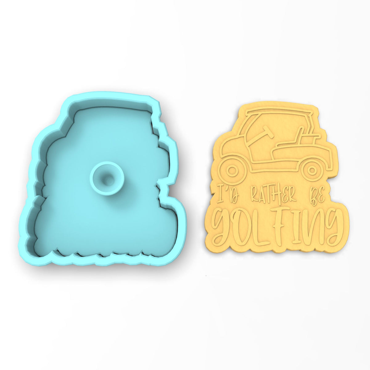 Rather Be Golfing Cookie Cutter | Stamp | Stencil #1