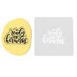 Ready for Fireworks Cookie Cutter | Stamp | Stencil #1