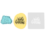 Ready for Fireworks Cookie Cutter | Stamp | Stencil #1