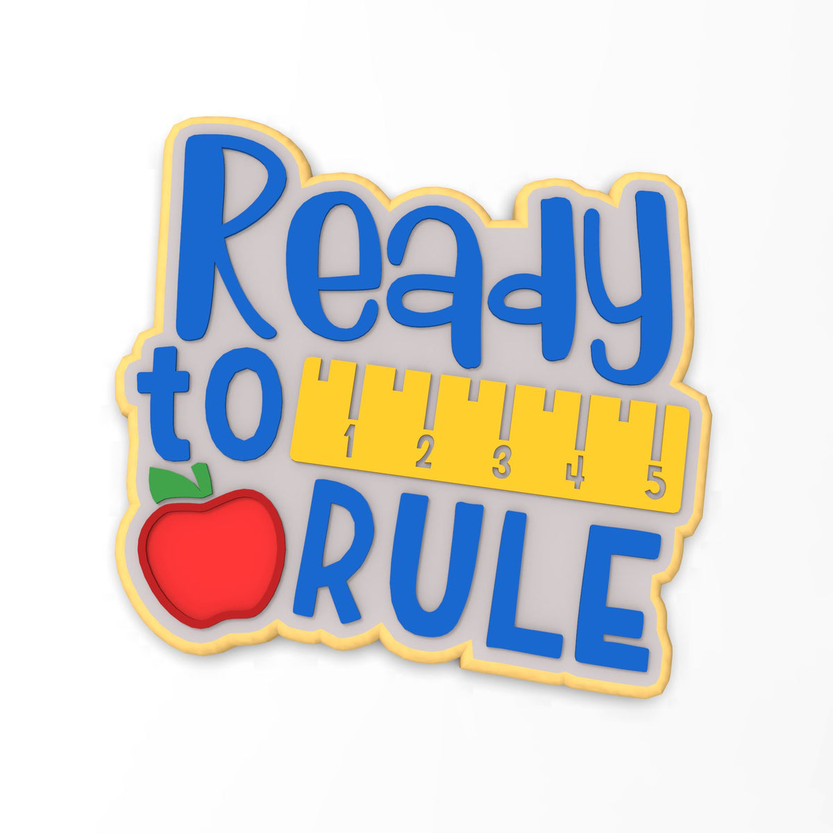 Ready to Rule Cookie Cutter | Stamp | Stencil #1