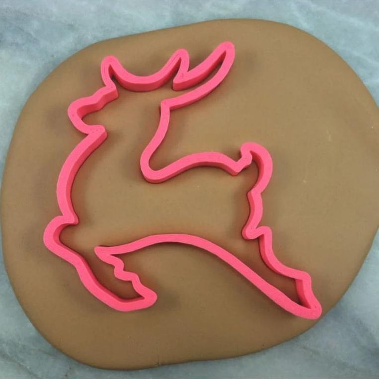 Reindeer Christmas Cookie Cutter - Xmas / Winter / NYE