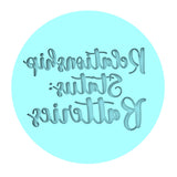 Relationship Status: Batteries Cookie Cutter | Stamp | Stencil Bachelorette & Bachelor Cookie Cutter Lady MINI - 2 Inches (5cm) Debosser ONLY 