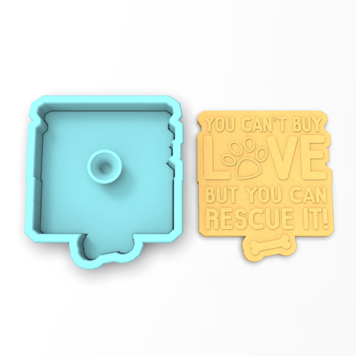 Rescue Dog Cookie Cutter | Stamp | Stencil #1