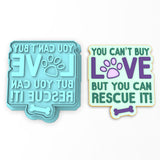 Rescue Dog Cookie Cutter | Stamp | Stencil #1