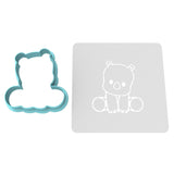 Rhino Body Cookie Cutter | Stamp | Stencil #1