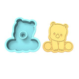 Rhino Body Cookie Cutter | Stamp | Stencil #1