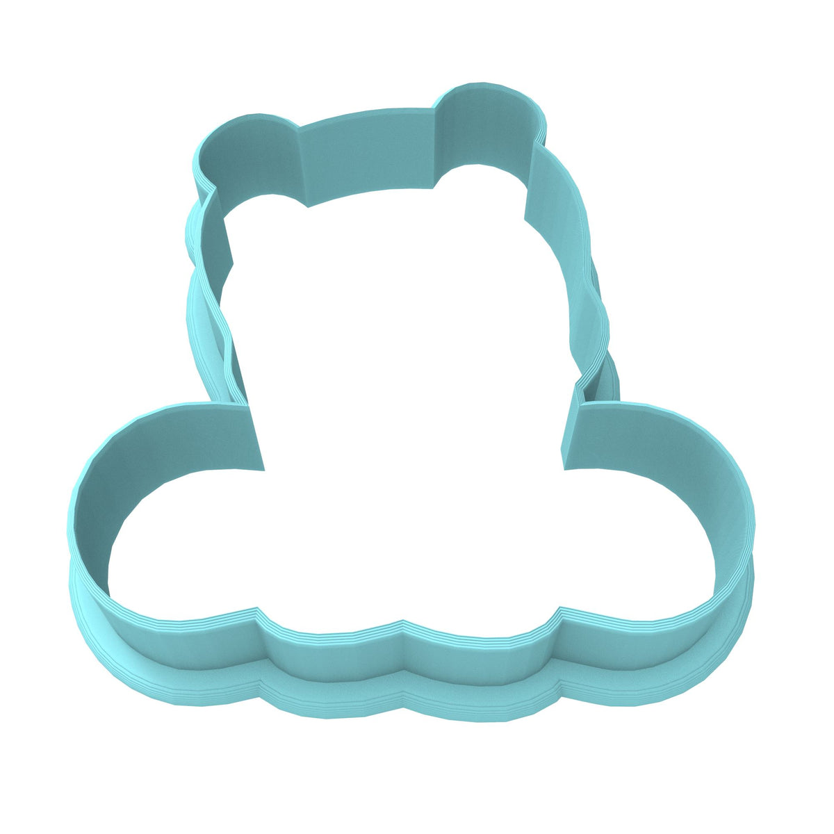 Rhino Body Cookie Cutter | Stamp | Stencil #1