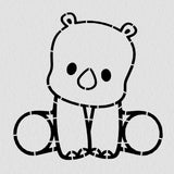 Rhino Body Cookie Cutter | Stamp | Stencil #1