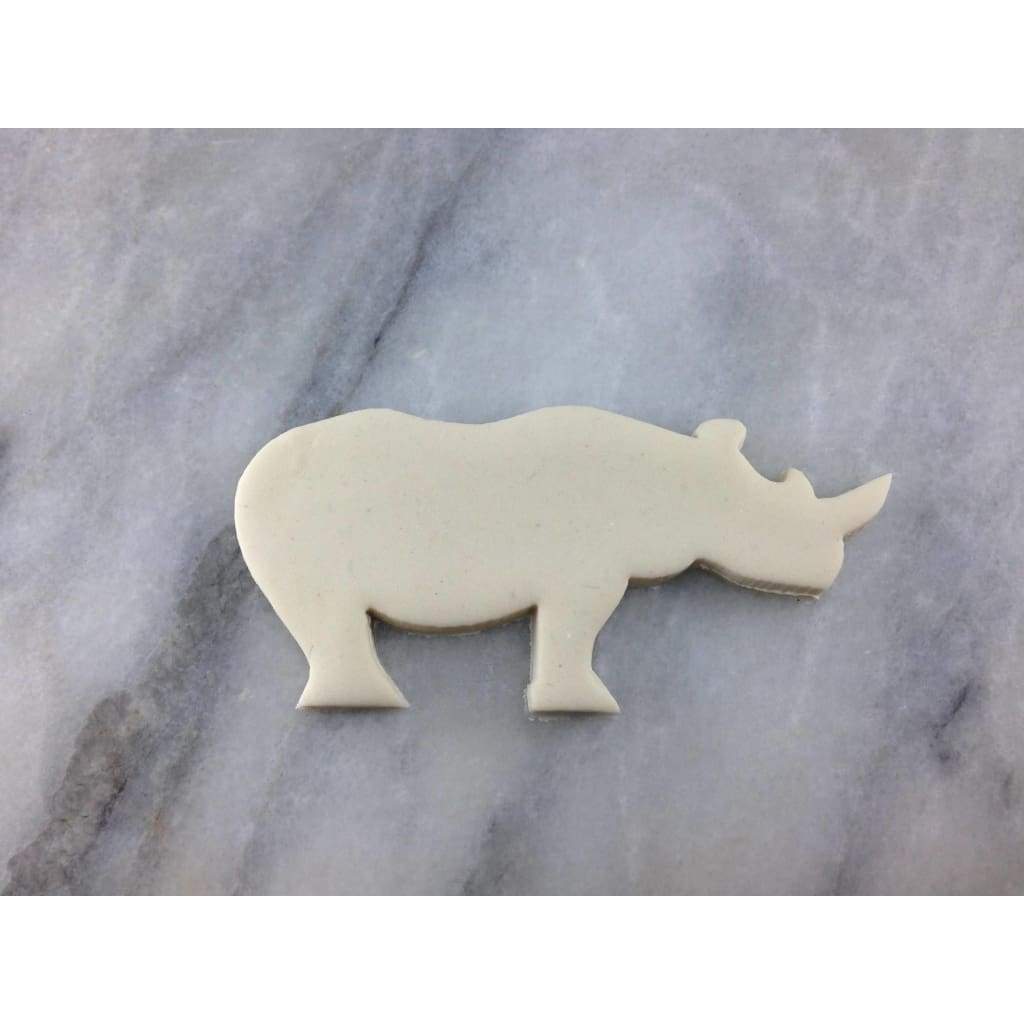Rhino Cookie Cutter Outline #1 - Animals & Dinosaurs