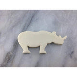 Rhino Cookie Cutter Outline #1 - Animals & Dinosaurs