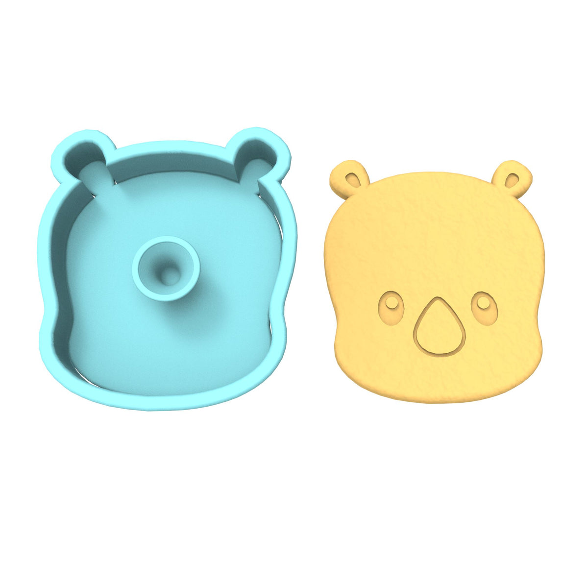 Rhino Cookie Cutter | Stamp | Stencil #1