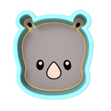 Rhino Cookie Cutter | Stamp | Stencil #1