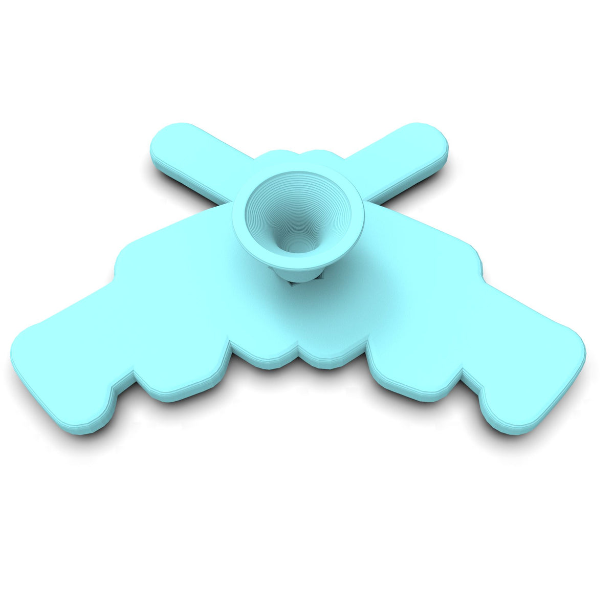 Rifles Double Cookie Cutter | Stamp | Stencil #1