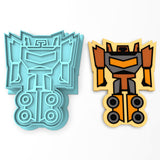 Robot Warrior Cookie Cutter | Stamp | Stencil #1