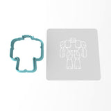Robot Warrior Cookie Cutter | Stamp | Stencil #2