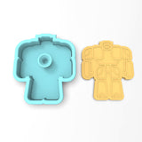Robot Warrior Cookie Cutter | Stamp | Stencil #2