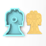 Robot Warrior Cookie Cutter | Stamp | Stencil #3