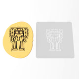 Robot Warrior Cookie Cutter | Stamp | Stencil #4