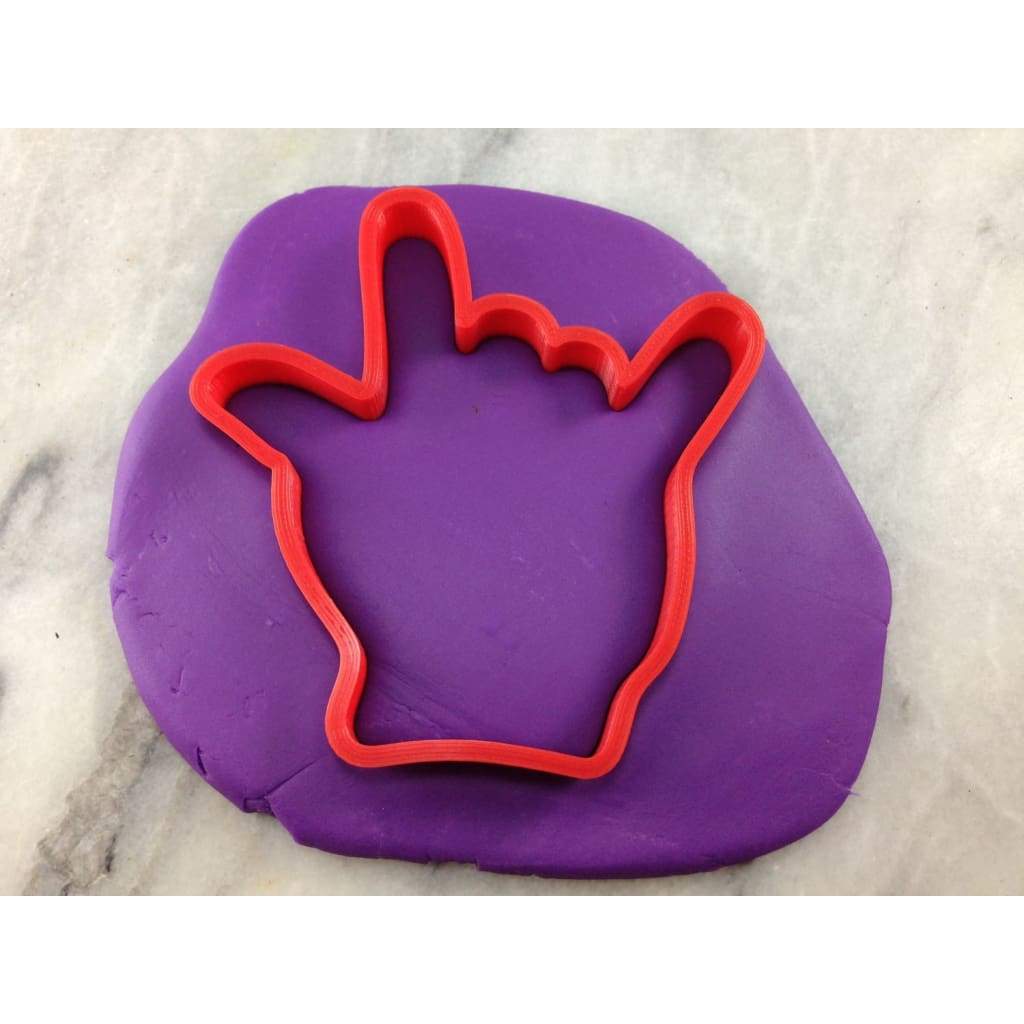 Rock On Cookie Cutter Outline Letters/ Numbers/ Shapes Cookie Cutter Lady 