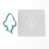 Rocketship Cookie Cutter | Stamp | Stencil #1